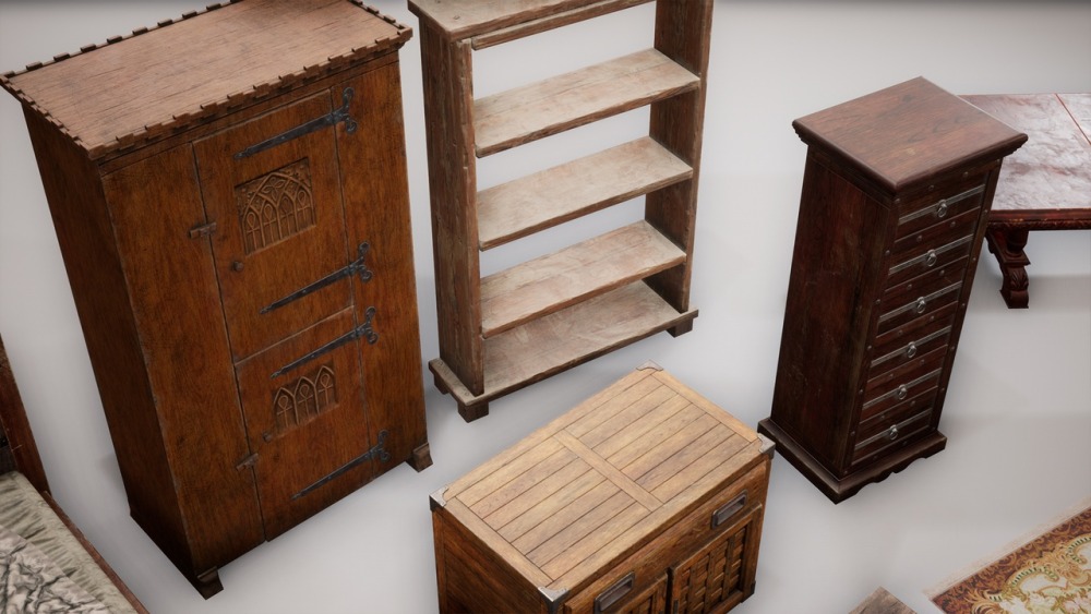 中世纪 VOL.9 – 城堡家具Medieval VOL.9 - Castle Furniture