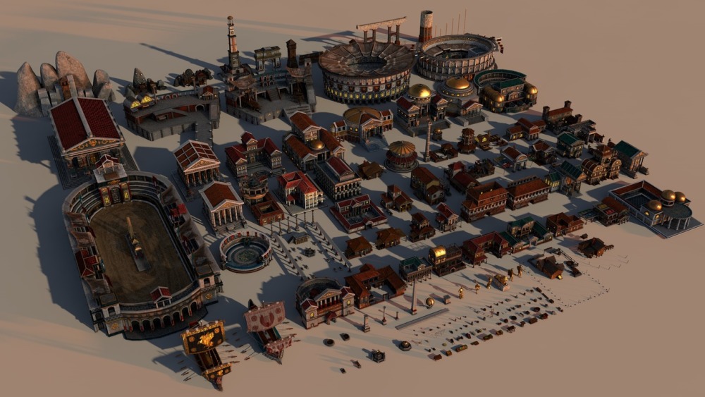 罗马城市包 Mega Roman City Pack