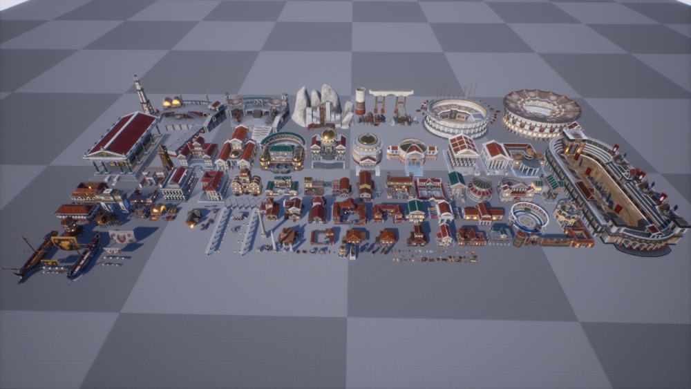 罗马城市包 Mega Roman City Pack