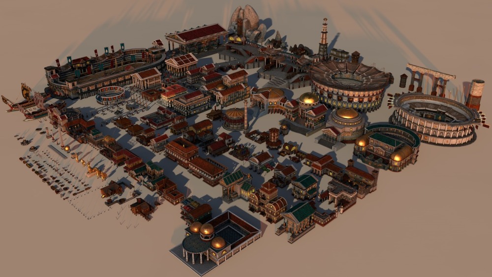 罗马城市包 Mega Roman City Pack