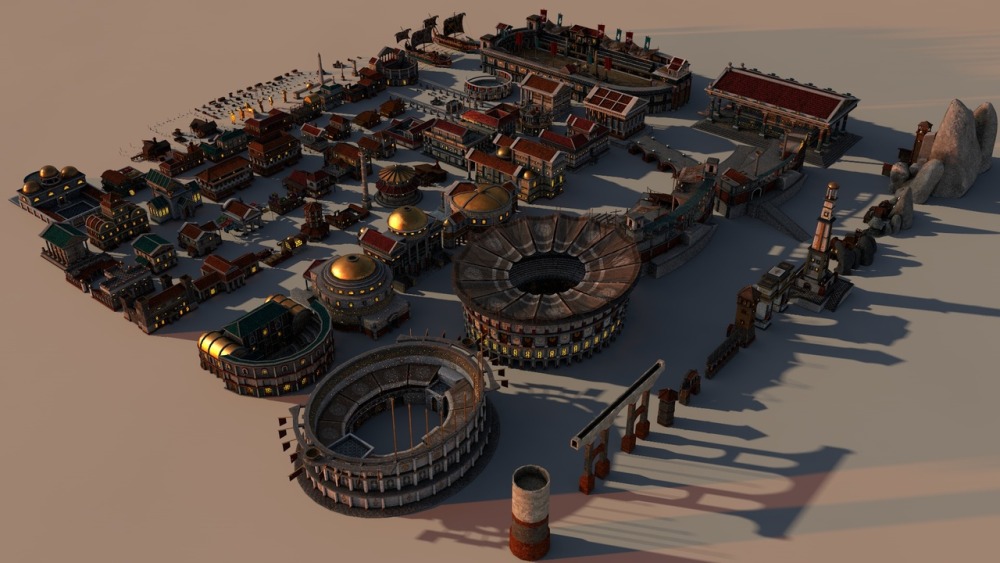 罗马城市包 Mega Roman City Pack