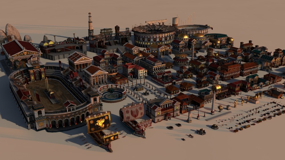 罗马城市包 Mega Roman City Pack