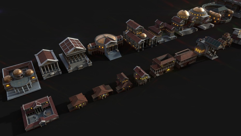 罗马城市包 Mega Roman City Pack