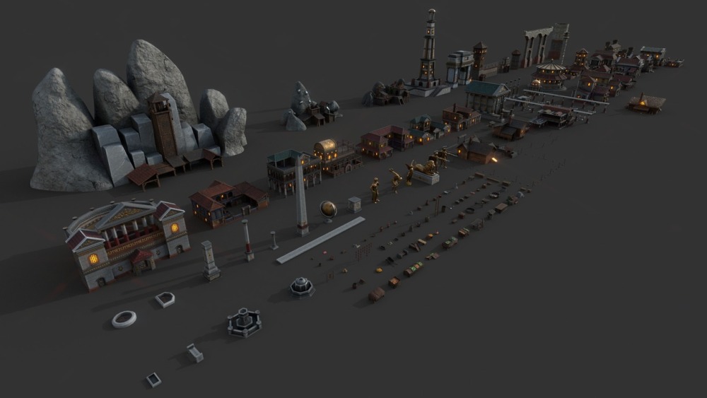 罗马城市包 Mega Roman City Pack