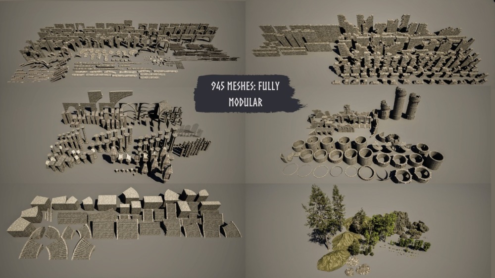 模块化城堡和地牢 Modular Castle & Dungeon