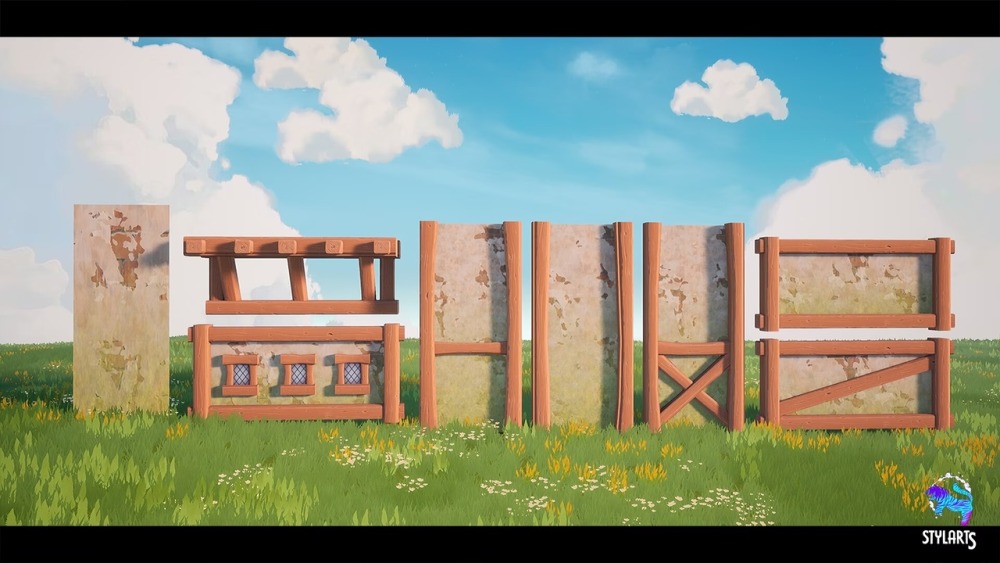 模块化风格化的中世纪小镇Modular Stylized Medieval Town