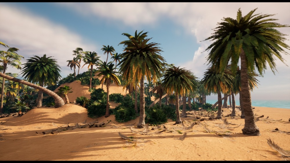 精选棕榈树模型资产Palms Tree All Selection