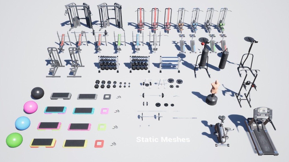 运动健身器材 VOL.1Sports and Gym Equipment VOL.1