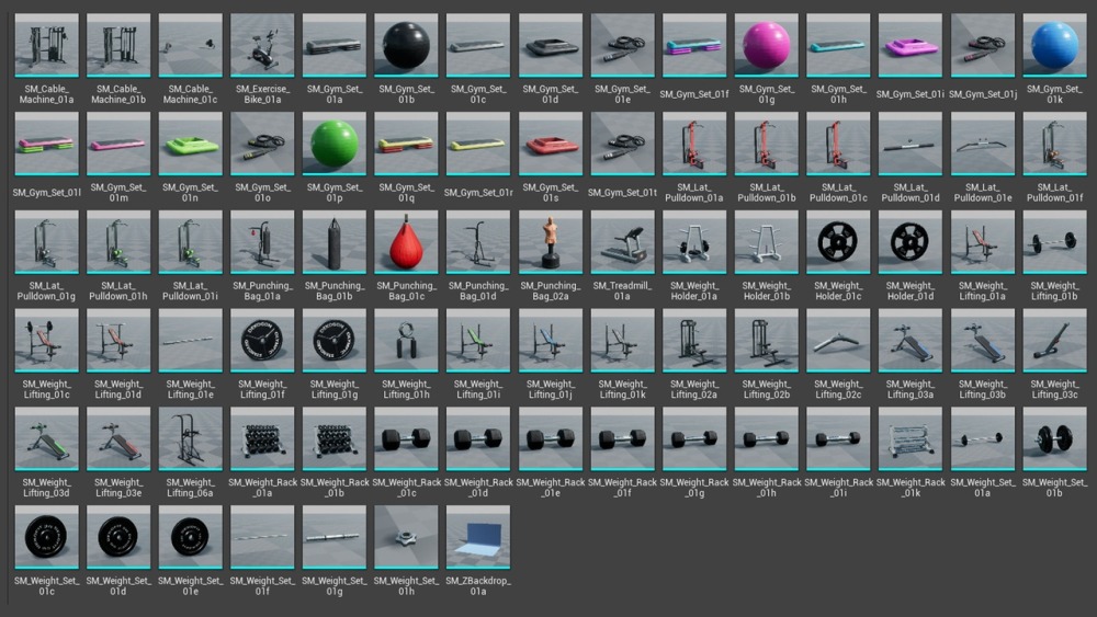 运动健身器材 VOL.1Sports and Gym Equipment VOL.1