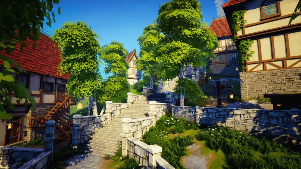 风格化村庄 – 模块化风格化村庄环境 Stylized Village – Modular Stylized Village Environment