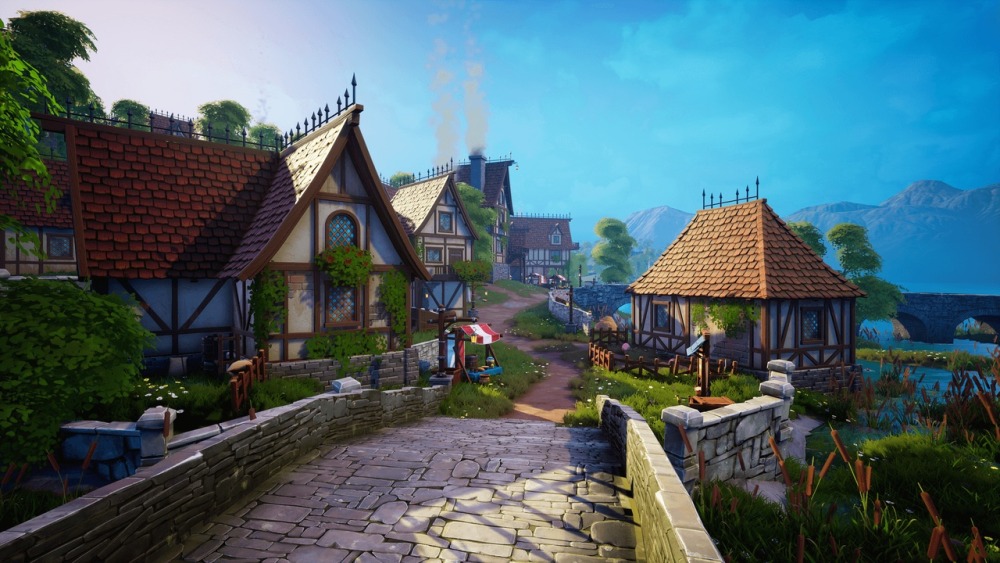 风格化村庄 – 模块化风格化村庄环境 Stylized Village – Modular Stylized Village Environment