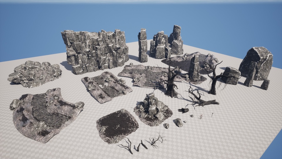 被诅咒的高原 – 黑暗奇幻角色扮演游戏的死亡环境The Cursed Plateau - Dead Environment for Dark Fantasy RPGs