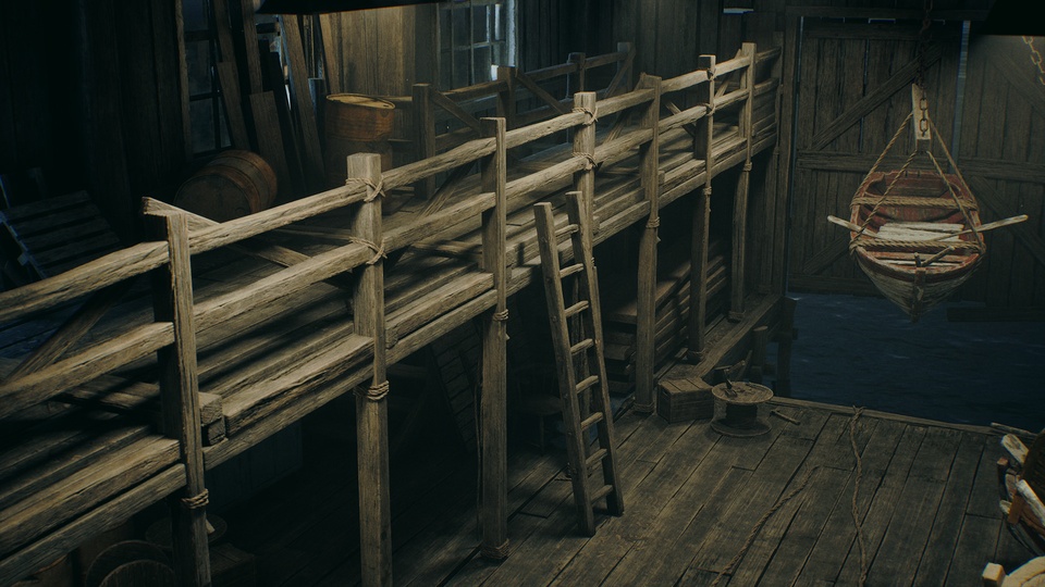 城镇建筑 VOL.1 – 麋鹿的船坞 Town Buildings VOL.1 – Moose’s Dockhouse