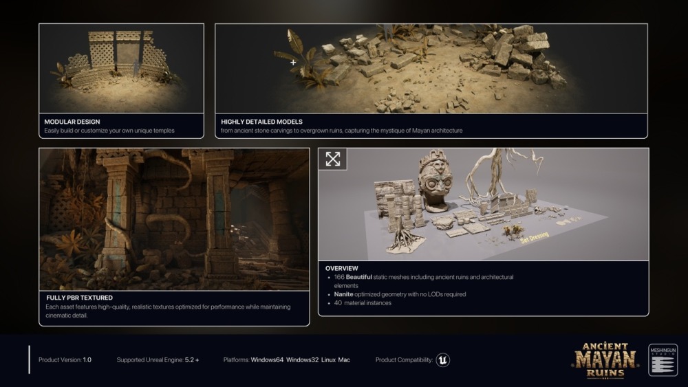 古代玛雅遗址Ancient Mayan Ruins