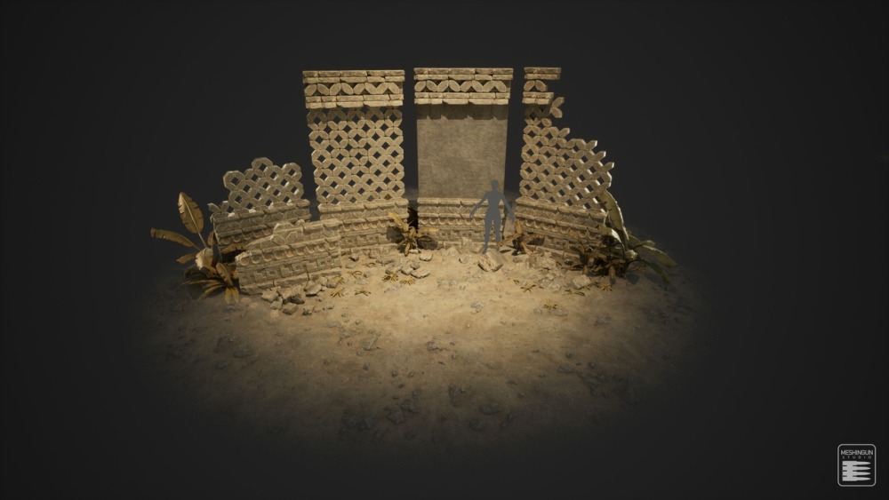 古代玛雅遗址Ancient Mayan Ruins