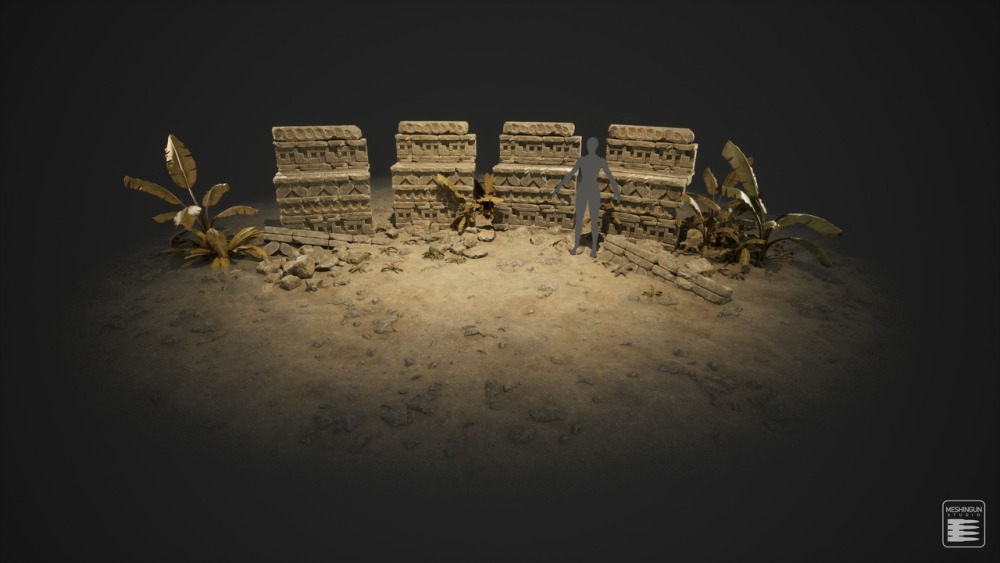 古代玛雅遗址Ancient Mayan Ruins