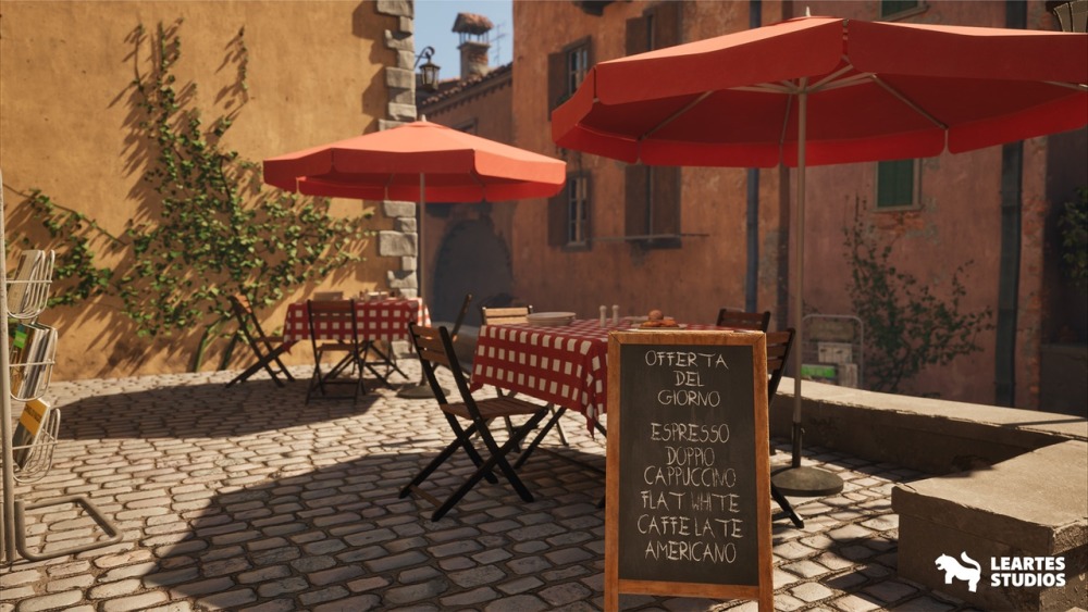 意大利胡同环境Italian Alley Environment (Italian Alley House Building Italian House Alley)