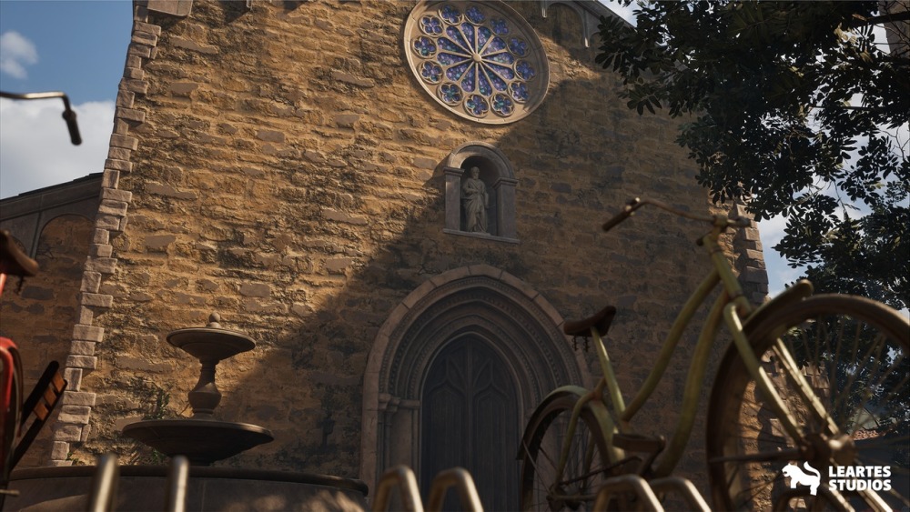 意大利胡同环境Italian Alley Environment (Italian Alley House Building Italian House Alley)