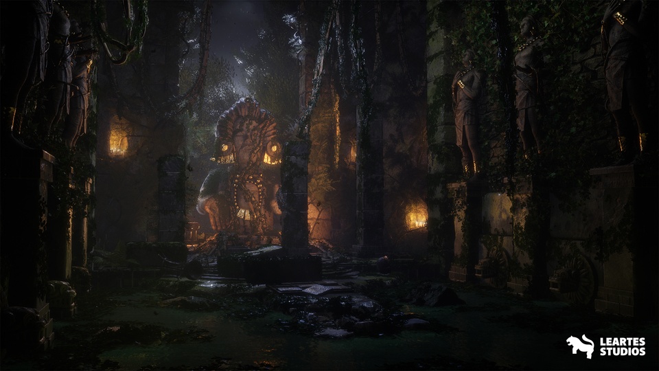 玛雅废墟遗址环境Mayan Ruins Environment (Mayan Ruin Environment Mayan Ruin Mayan Ruin Dungeon)