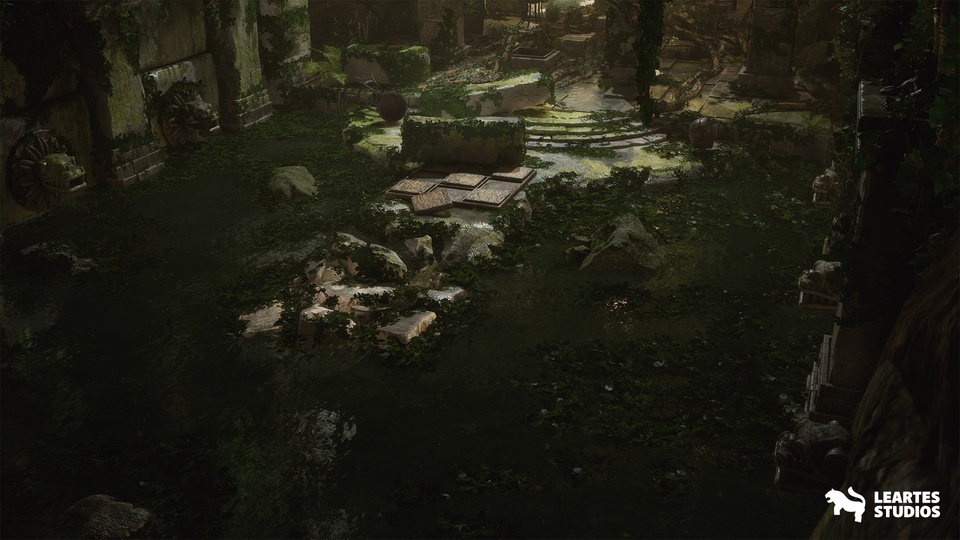 玛雅废墟遗址环境Mayan Ruins Environment (Mayan Ruin Environment Mayan Ruin Mayan Ruin Dungeon)