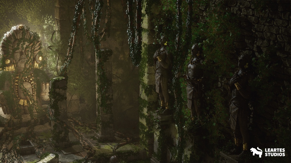 玛雅废墟遗址环境Mayan Ruins Environment (Mayan Ruin Environment Mayan Ruin Mayan Ruin Dungeon)