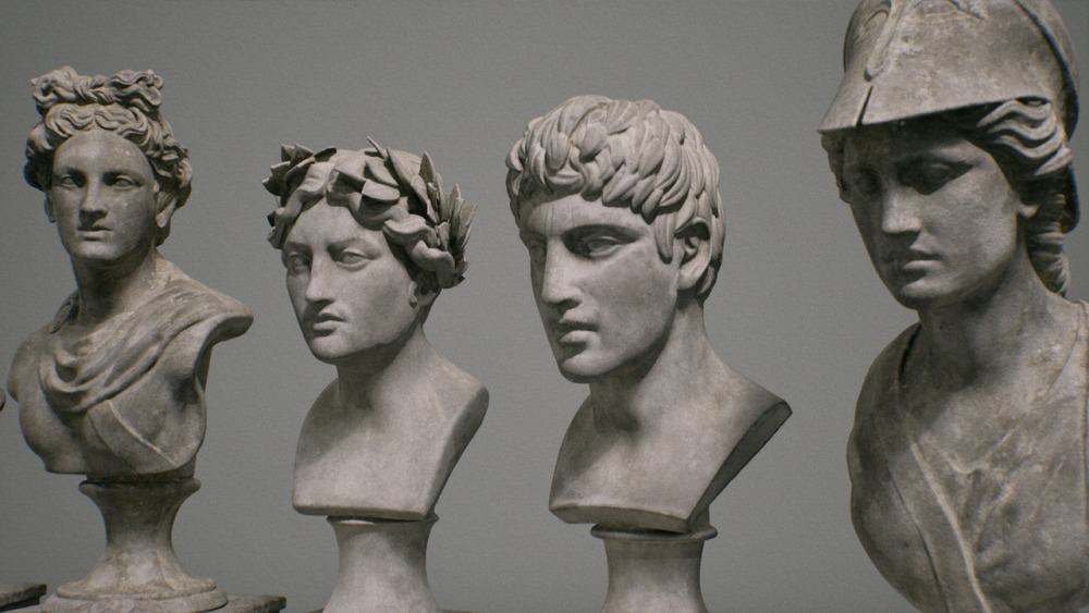 Stone Sculptures VOL.2 - Statues and Benches 石雕 VOL.2 – 雕像和长凳