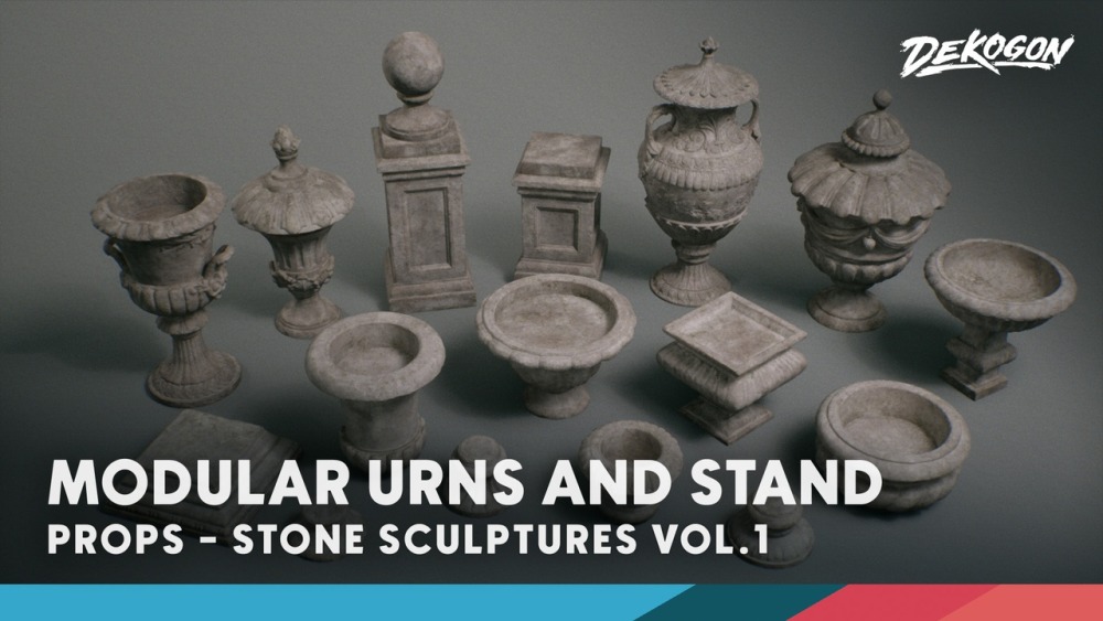 Stone Sculptures VOL.l – Modular Urns & Stand 石雕 VOL.l – 模块化骨灰盒和支架