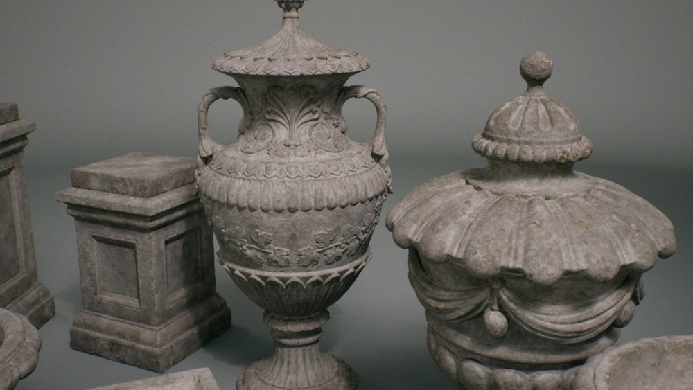 Stone Sculptures VOL.l – Modular Urns & Stand 石雕 VOL.l – 模块化骨灰盒和支架