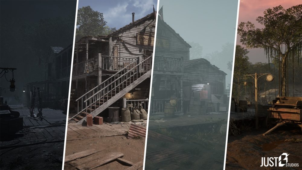 1850 年代邮局环境(中世纪、废弃、乡村) 1850s Post Office Environment (Medieval, Abandoned, Village)