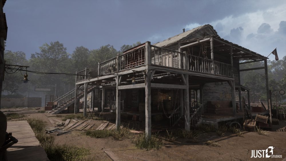 1850 年代邮局环境(中世纪、废弃、乡村) 1850s Post Office Environment (Medieval, Abandoned, Village)