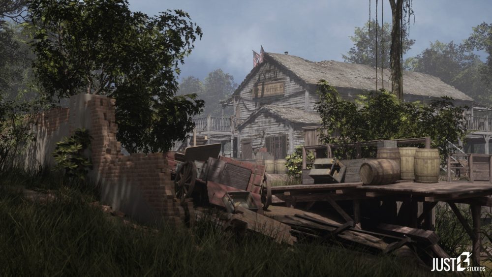 1850 年代邮局环境(中世纪、废弃、乡村) 1850s Post Office Environment (Medieval, Abandoned, Village)