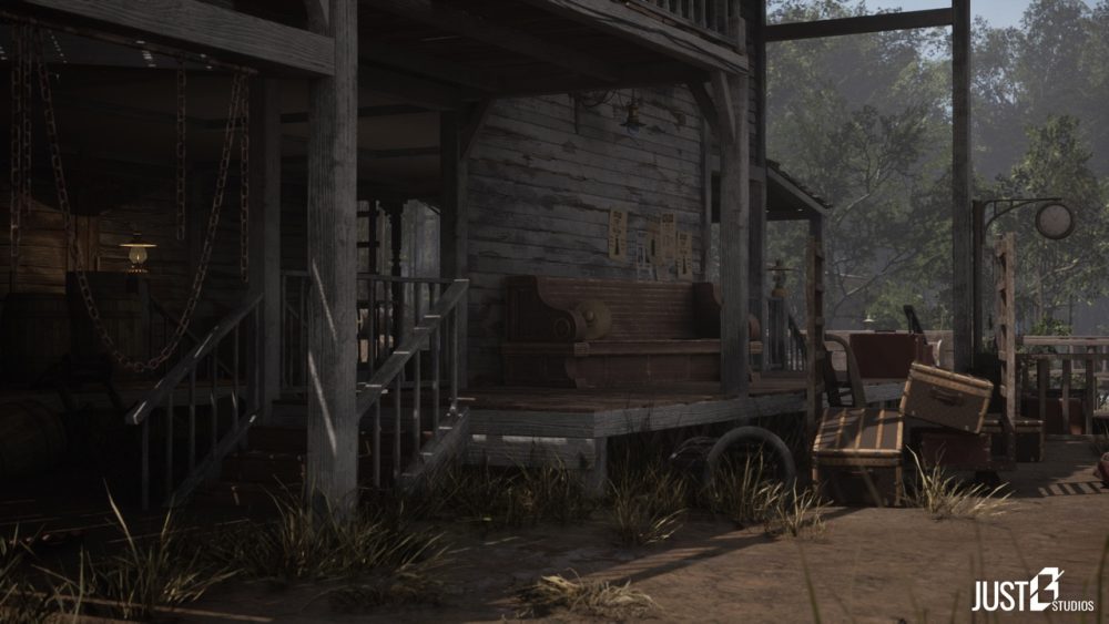 1850 年代邮局环境(中世纪、废弃、乡村) 1850s Post Office Environment (Medieval, Abandoned, Village)