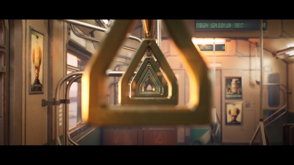 赛博朋克地铁列车套件 Cyberpunk Subway Train Kit