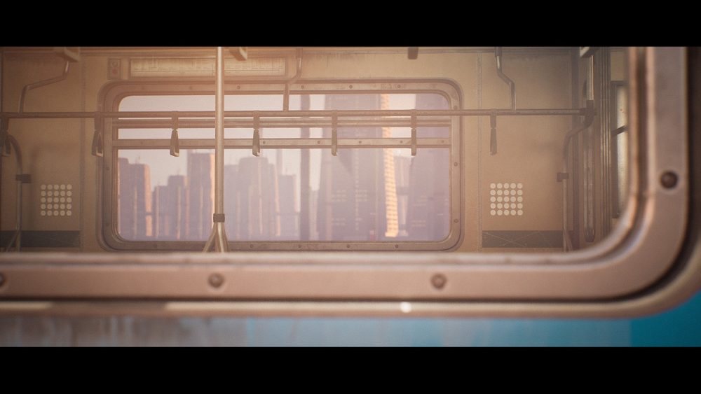 赛博朋克地铁列车套件 Cyberpunk Subway Train Kit