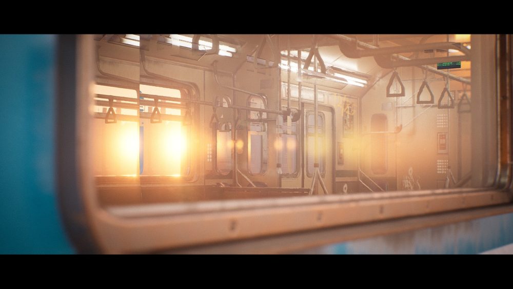 赛博朋克地铁列车套件 Cyberpunk Subway Train Kit