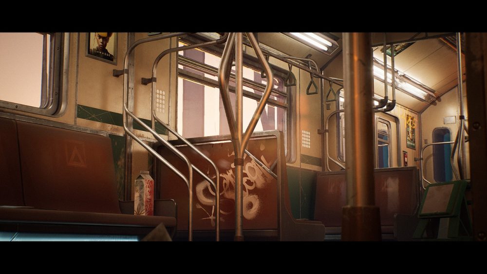 赛博朋克地铁列车套件 Cyberpunk Subway Train Kit