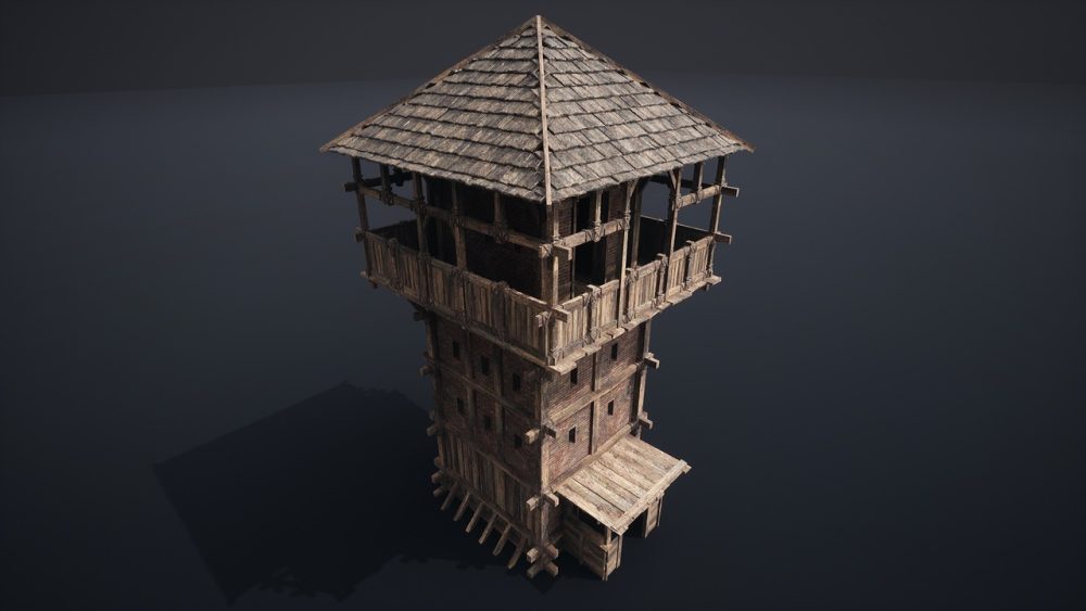 中世纪瞭望塔和平台  Medieval Watchtowers and Platforms - v1