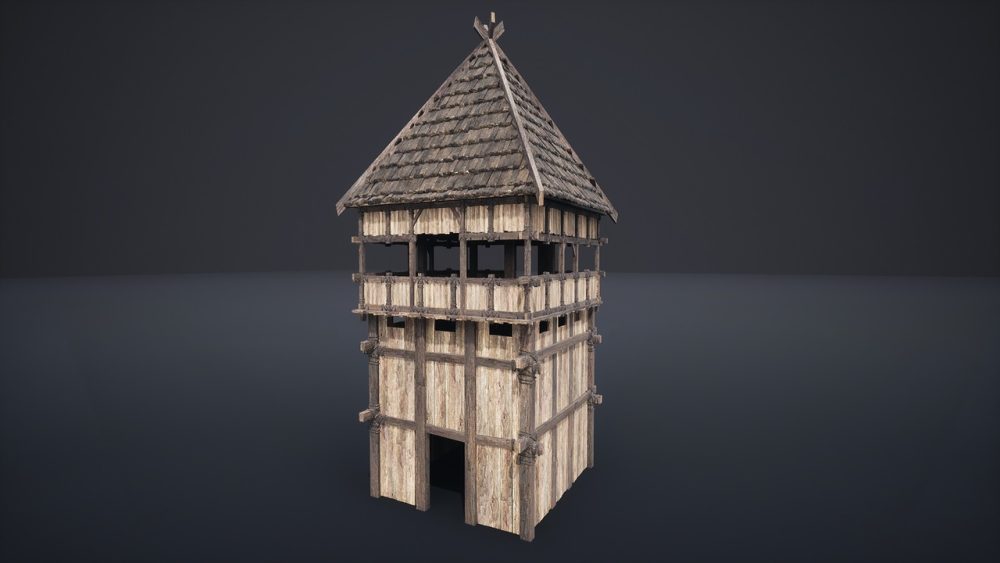 中世纪瞭望塔和平台  Medieval Watchtowers and Platforms - v1