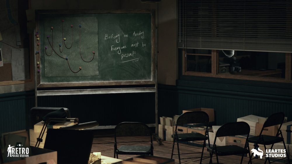 复古警署环境 Retro Police Station Environment (Retro Police Station Police Interior Police)