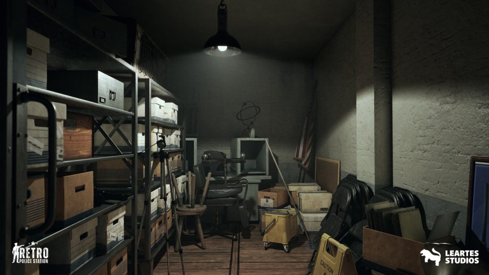 复古警署环境 Retro Police Station Environment (Retro Police Station Police Interior Police)