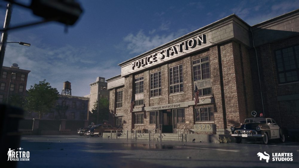 复古警署环境 Retro Police Station Environment (Retro Police Station Police Interior Police)