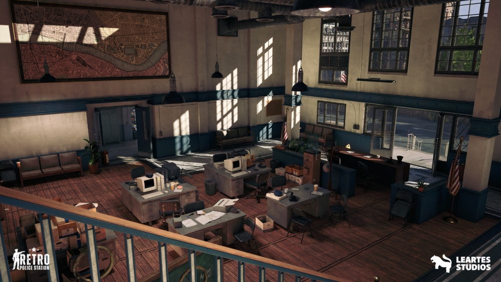 复古警署环境 Retro Police Station Environment (Retro Police Station Police Interior Police)