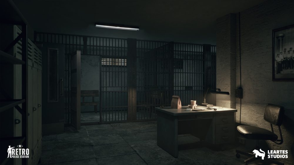 复古警署环境 Retro Police Station Environment (Retro Police Station Police Interior Police)