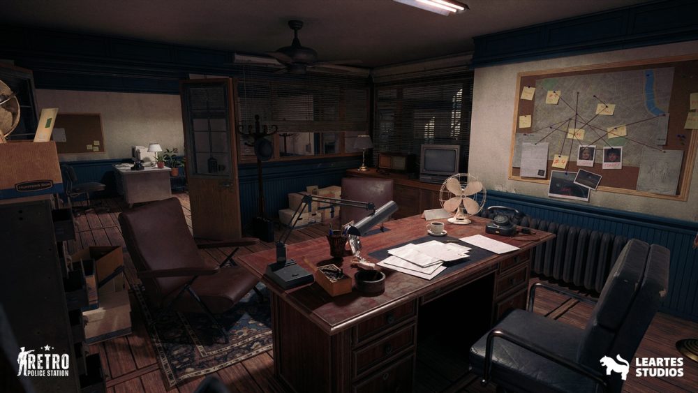 复古警署环境 Retro Police Station Environment (Retro Police Station Police Interior Police)