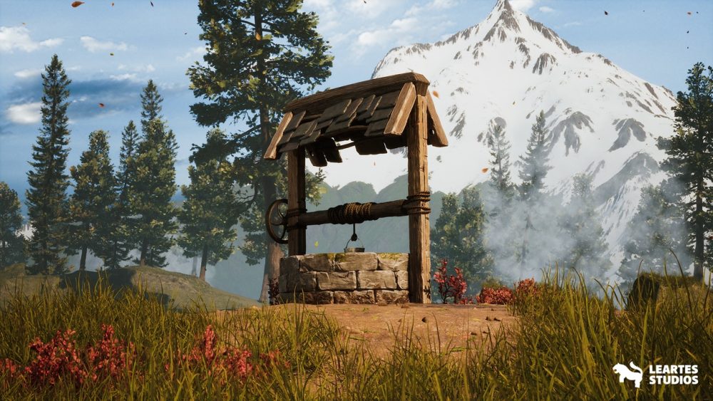 中世纪旧房屋环境场景Crystals and Crafting Environment