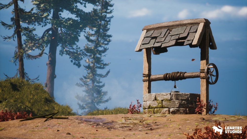 中世纪旧房屋环境场景Crystals and Crafting Environment