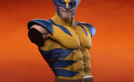 金刚狼雕塑和半身像 – 3D 打印模型 STL