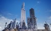 火箭发射台和内部模块化环境Rocket Launch Pad & Interior Modular Environment