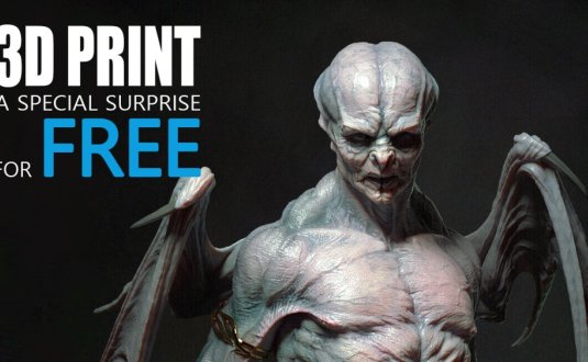 吸血鬼Marcus Corvinus 3D打印模型