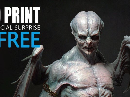 吸血鬼Marcus Corvinus 3D打印模型